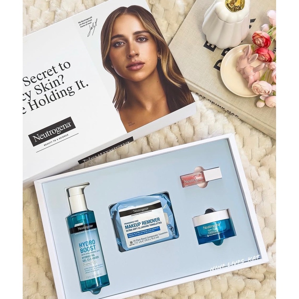 NEW Neutrogena Hydro Boost Juicy Skin Refresh & Hydrate Gift Set Tate McRae